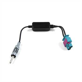 Antennenadapter Doppelfakra (M) > DIN (M) VOLVO, A