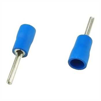 Stiftkabelschuhe, blau, Kabel bis 2,5qmm, 100 Stüc