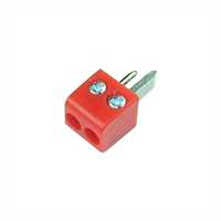 LS-DIN Stecker schraubbar rot