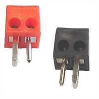 LS-DIN Stecker schraubbar rot/schwarz