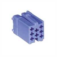 Mini-ISO-Buchsengehäuse blau 8-pol. 10er Pack