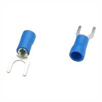 Gabelkabelschuhe M5, blau, Kabel bis 2,5qmm, 100 S