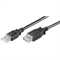 USB Verlängerung HiSpeed 2.0 SCHWARZ 1,8m